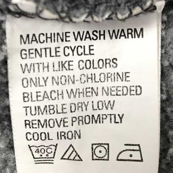 IZOD Pullover Sweatshirt Gray 1/4 Zip Size Large - Picture 6 of 6